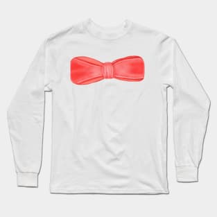 Ribbon watercolor Long Sleeve T-Shirt